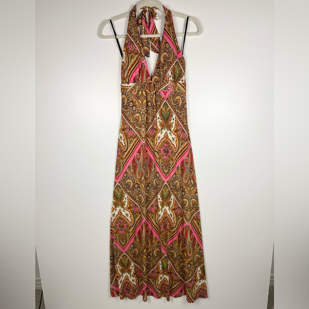 Ruby Rox Y2K Halter Maxi Dress - Picture 2 of 11